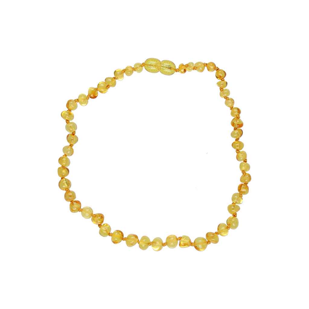 Amber Necklace Lemon