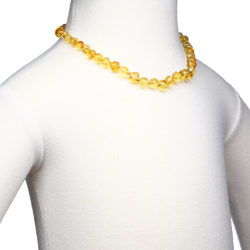 Amber Necklace Lemon