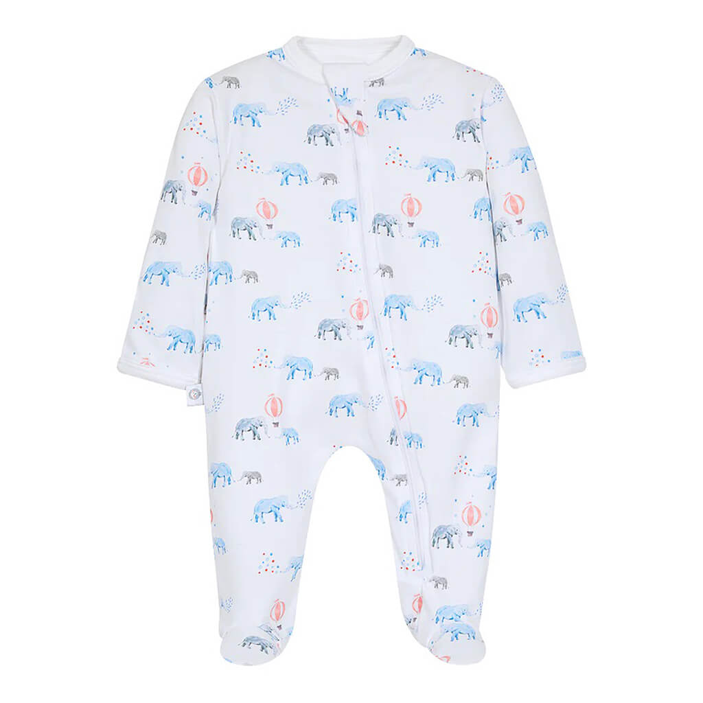 Footie Pajama Elephants and Balloons