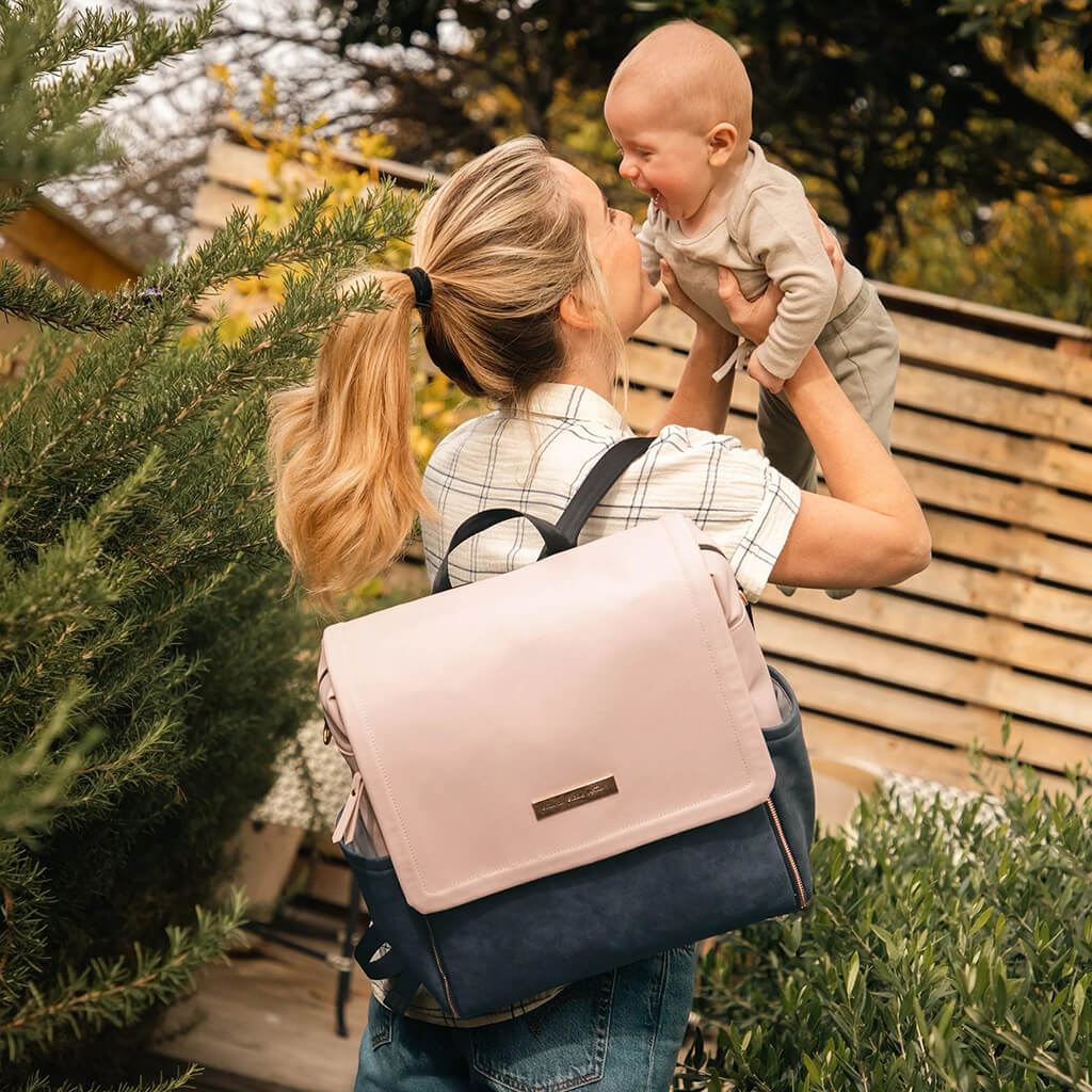 Boxy Backpack Indigo Blush