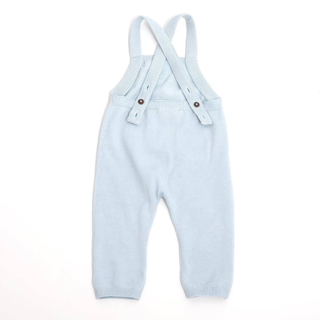 Kangaroo Pocket Overall Knit Romper