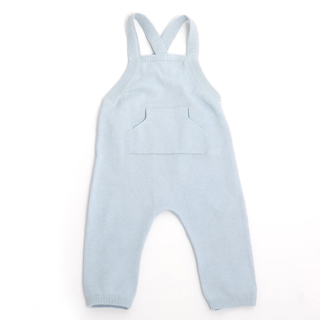 Kangaroo Pocket Overall Knit Romper