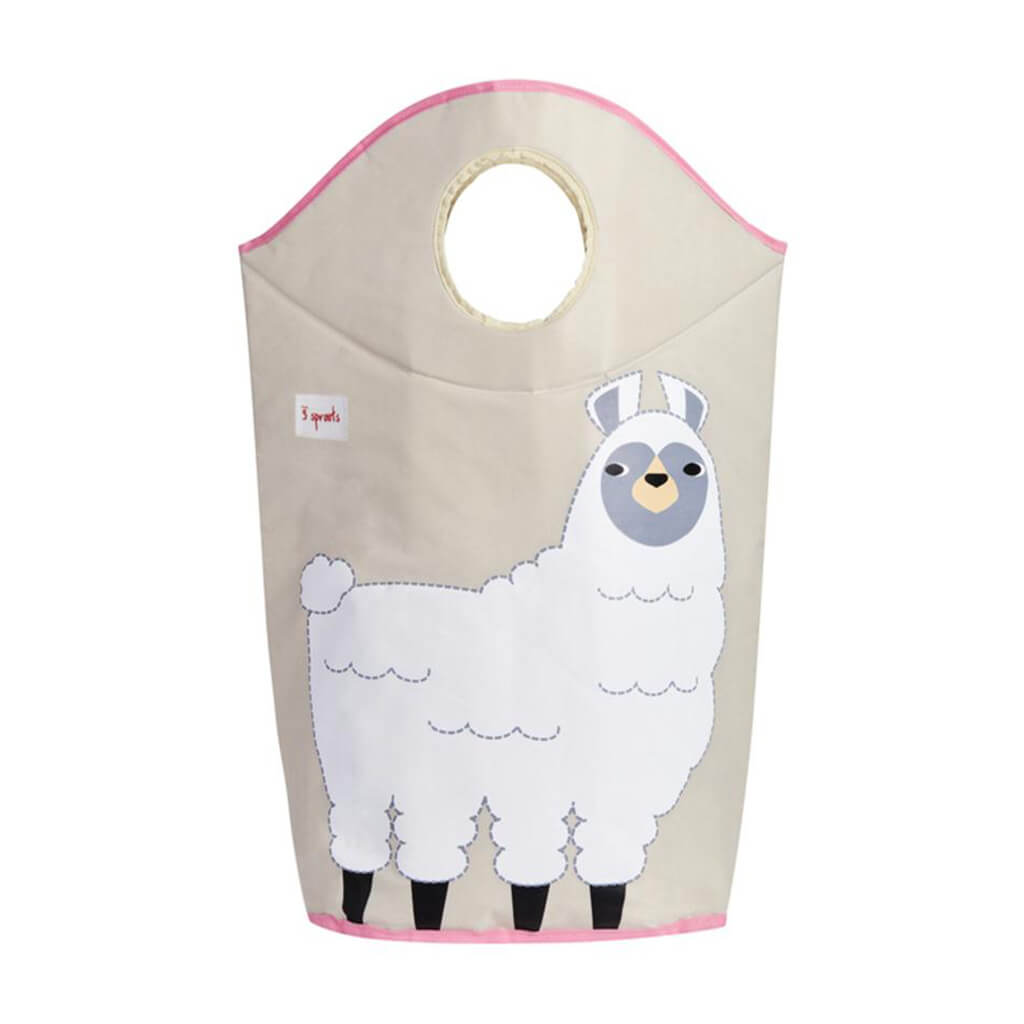 Laundry Hamper Llama White