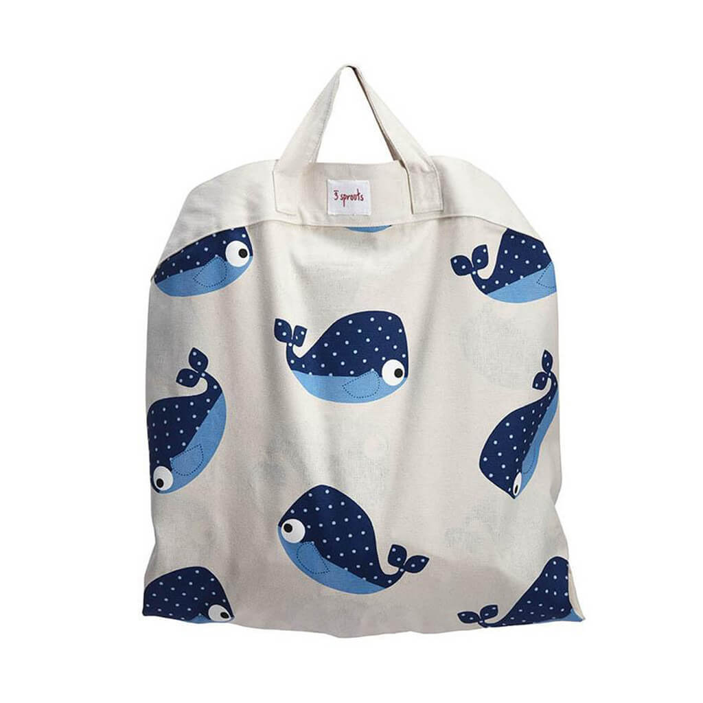 Play Mat Bag Whale Blue