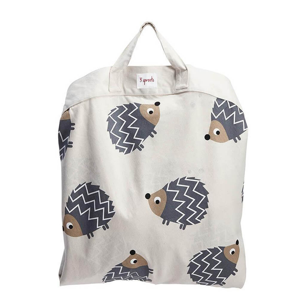 Play Mat Bag Hedgehog Grey