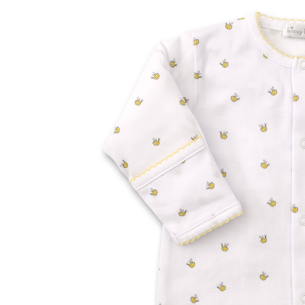 Kissy Kissy Print Footie Buzzing Bees