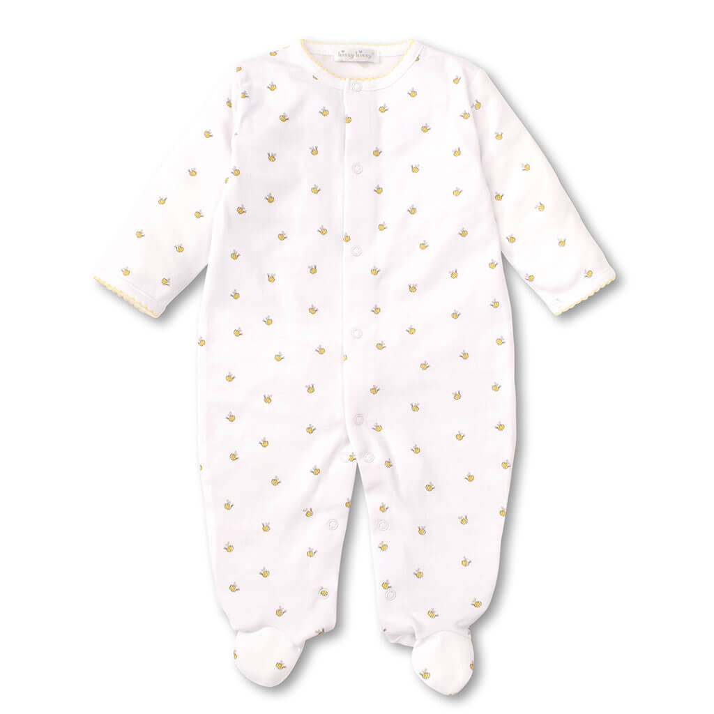 Kissy Kissy Print Footie Buzzing Bees