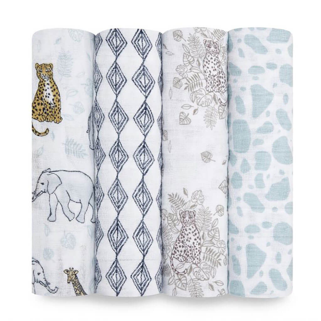 Classic Swaddle 4 pack Jungle