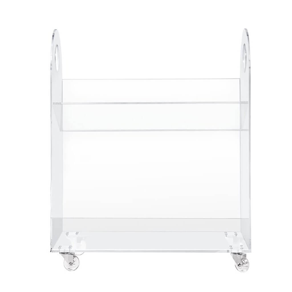 Presto Acrylic Bookcase and Cart