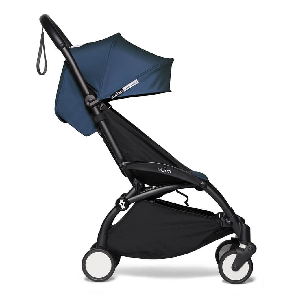 Color_Air France Blue | BABYZEN YOYO2 6+ Complete Stroller Black Frame Air France Blue | NINI and LOLI