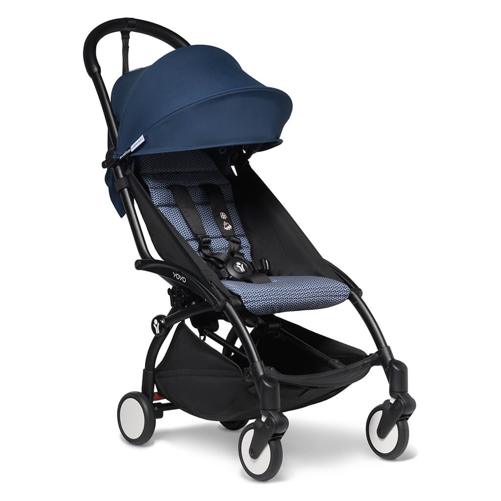 Color_Air France Blue | BABYZEN YOYO2 6+ Complete Stroller Black Frame Air France Blue | NINI and LOLI