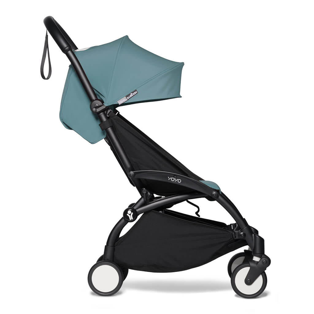 Color_Aqua | BABYZEN YOYO2 6+ Complete Stroller Black Frame Aqua | NINI and LOLI