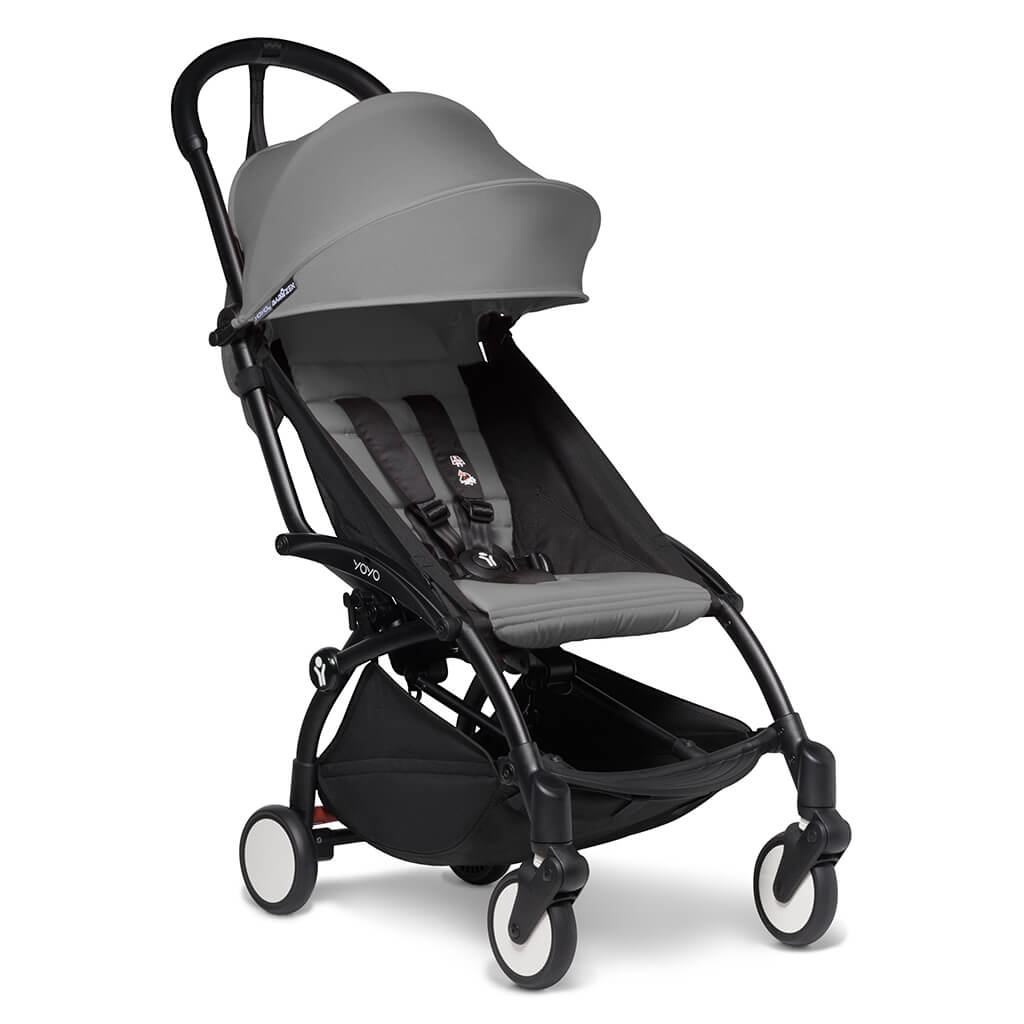 Color_Grey | BABYZEN YOYO2 6+ Complete Stroller Black Frame Grey | NINI and LOLI