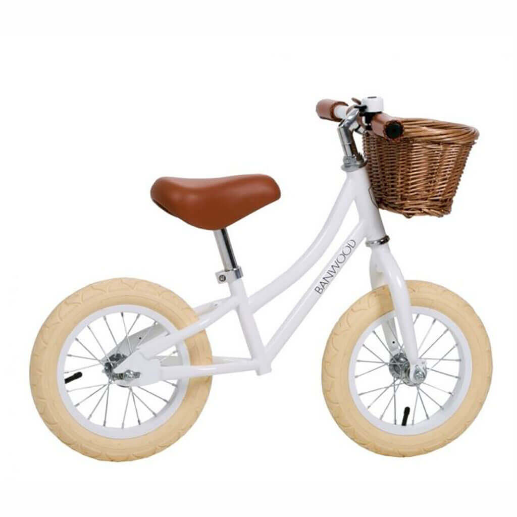 First Go Kids Balance Bike White