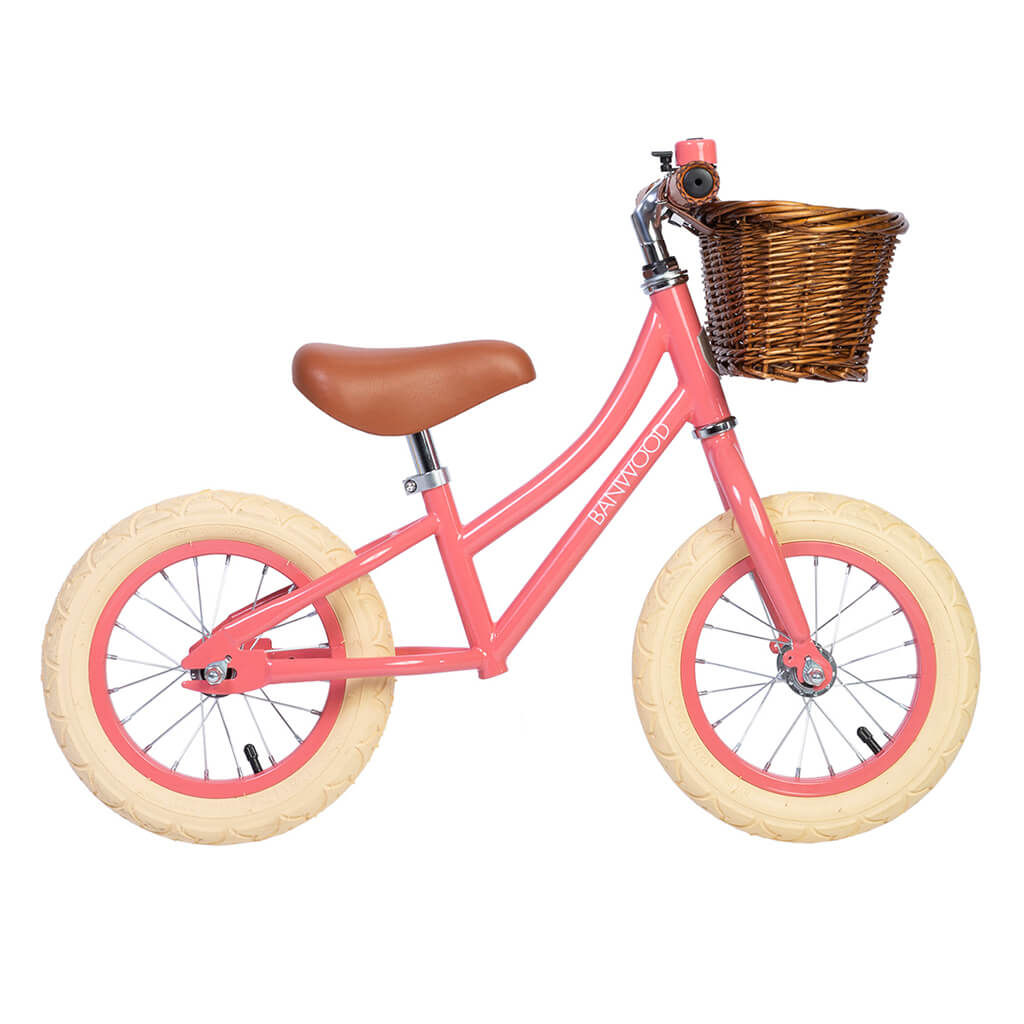 First Go Kids Balance Bike Coral