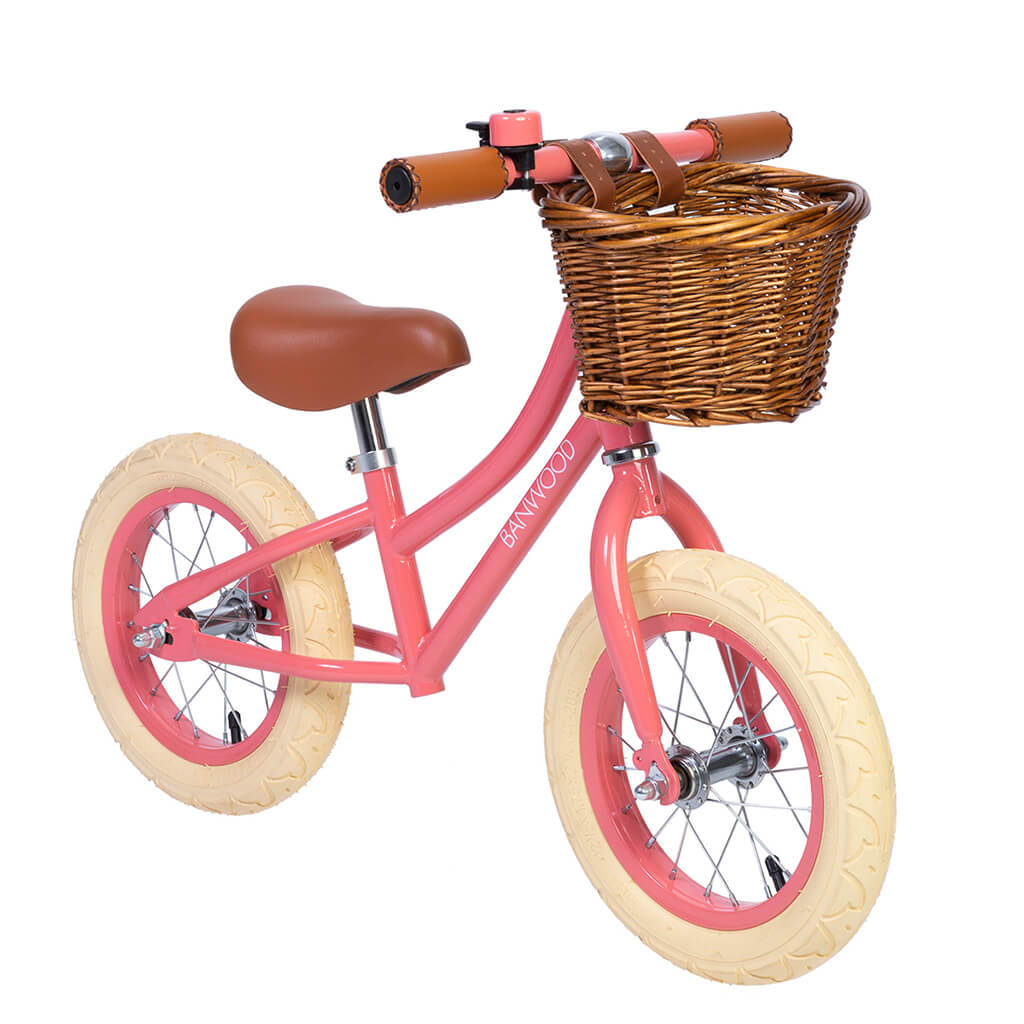 First Go Kids Balance Bike Coral