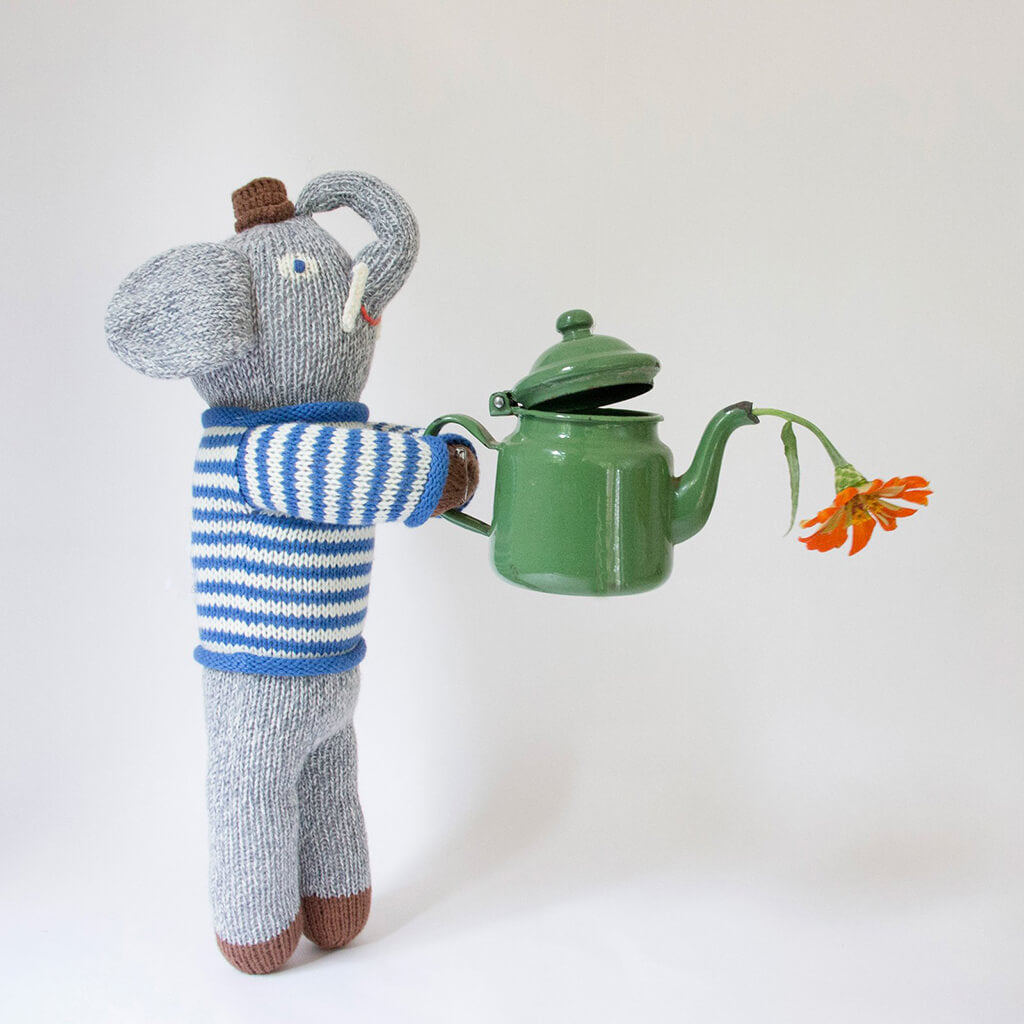 BlaBla Knitted Doll Rivier The Elephant