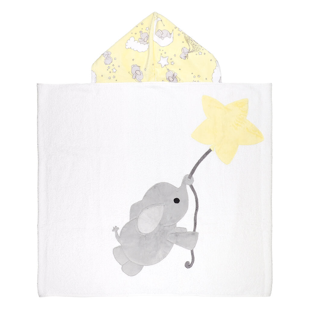 Big Towel Flying Elephant Yellow