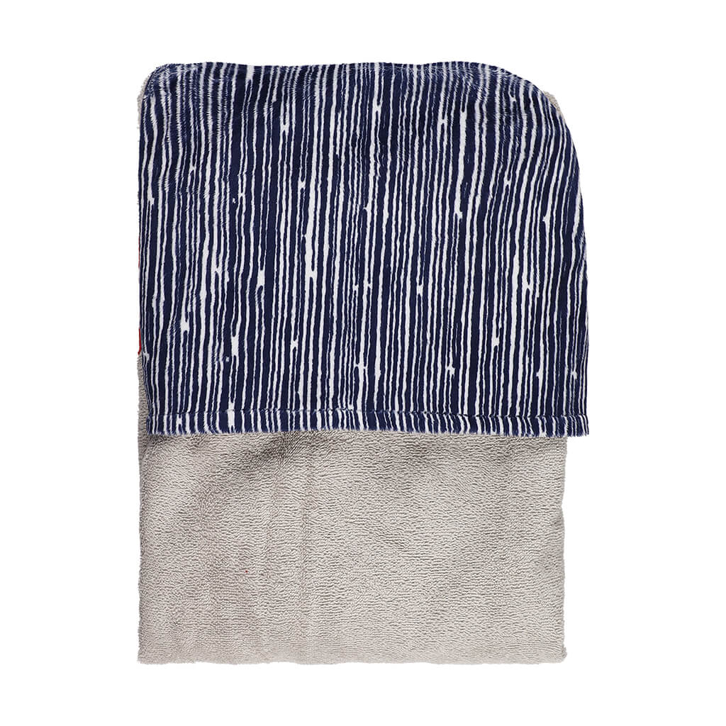 Big Towel Grey Train Navy