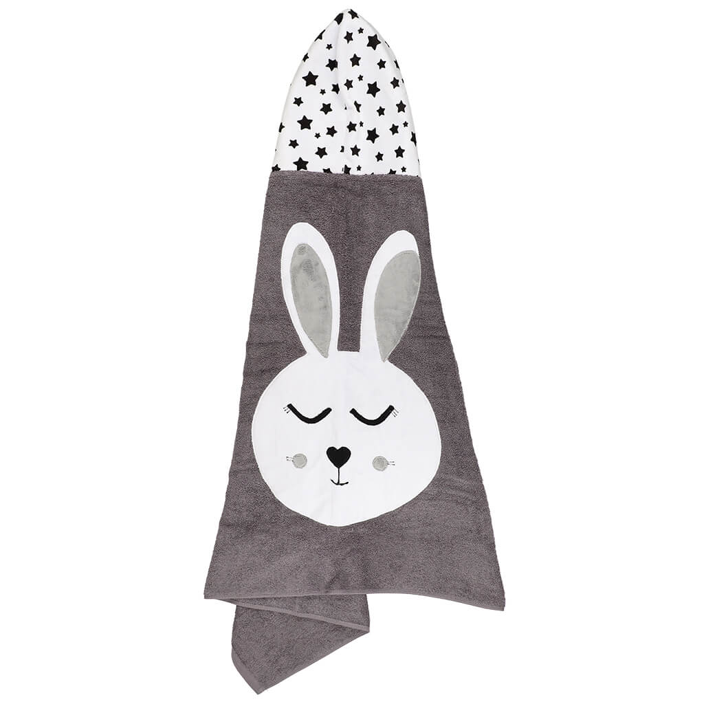 Big Towel Grey Snuggle Bunny