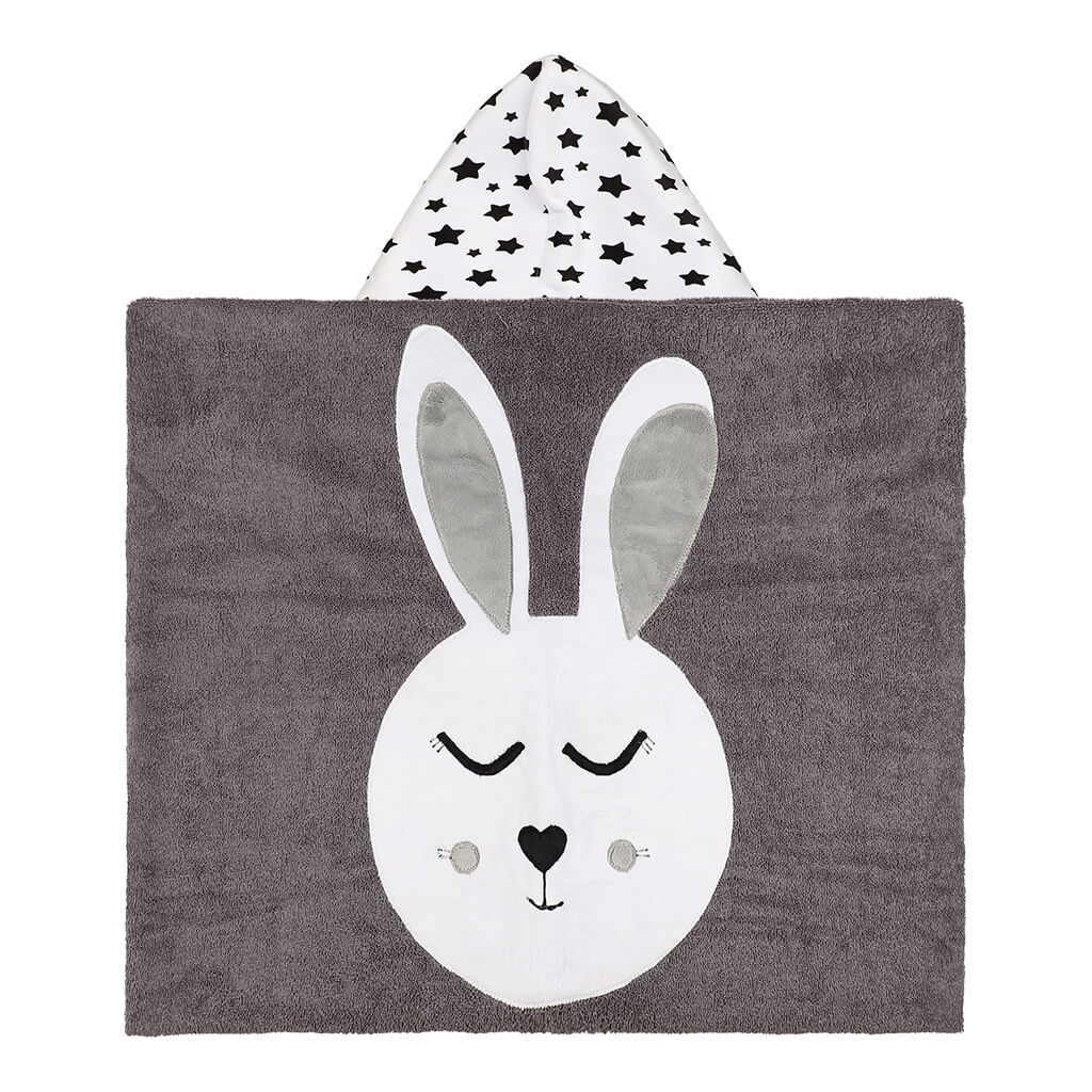 Big Towel Grey Snuggle Bunny