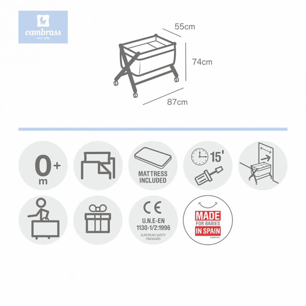 Cross Legged Cradle Astra Grey