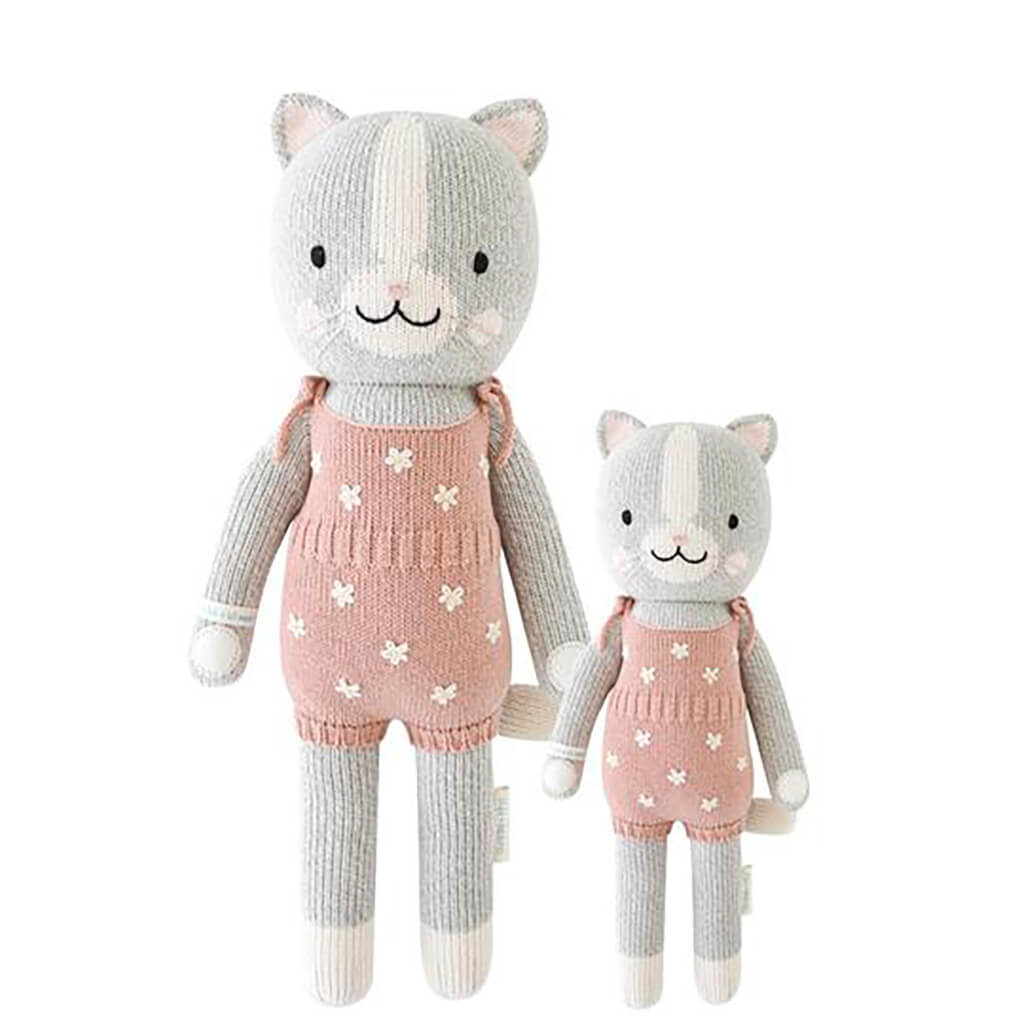 Cuddle + Kind Hand Knit Doll Daisy the Kitten