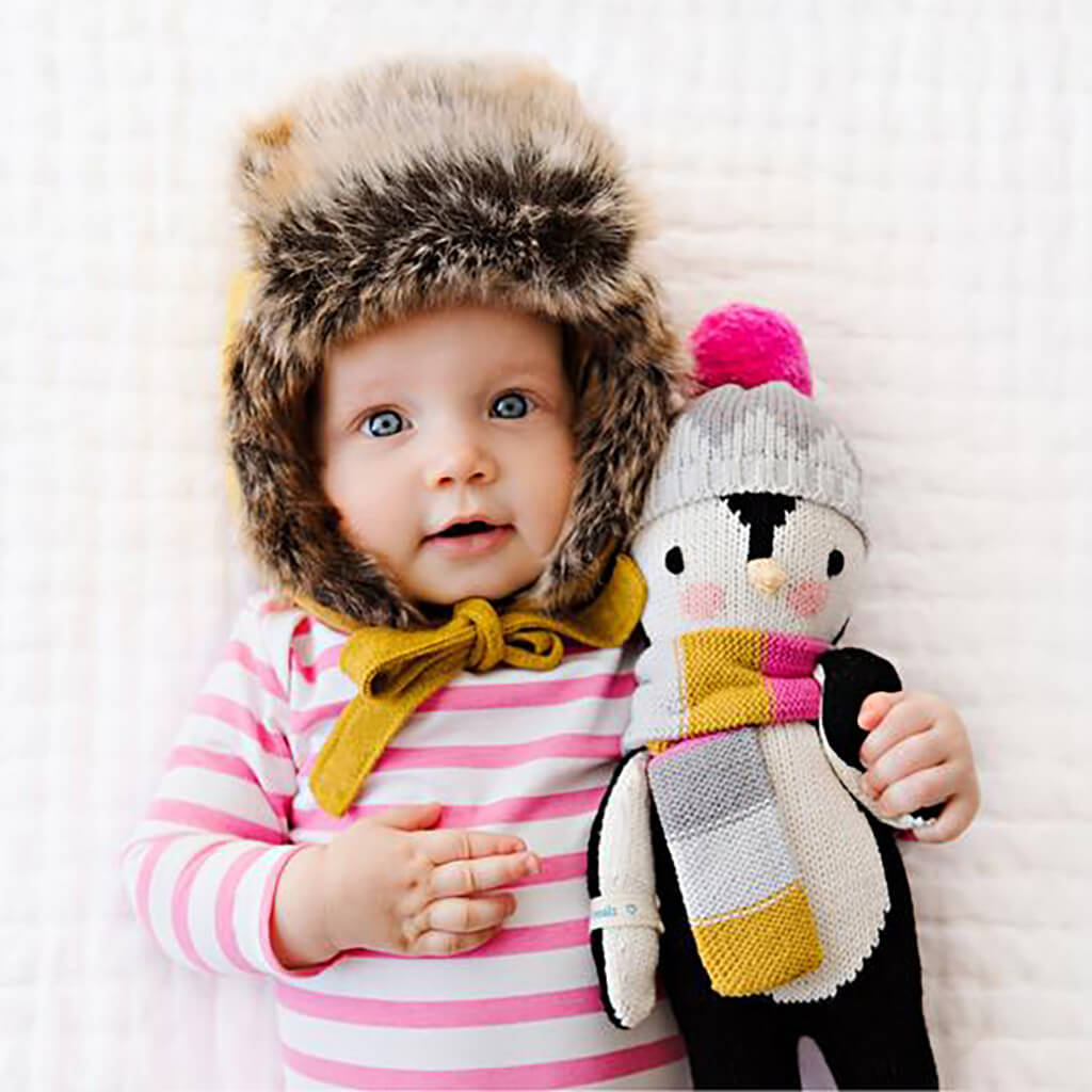 Cuddle + Kind Hand Knit Doll Aspen The Penguin