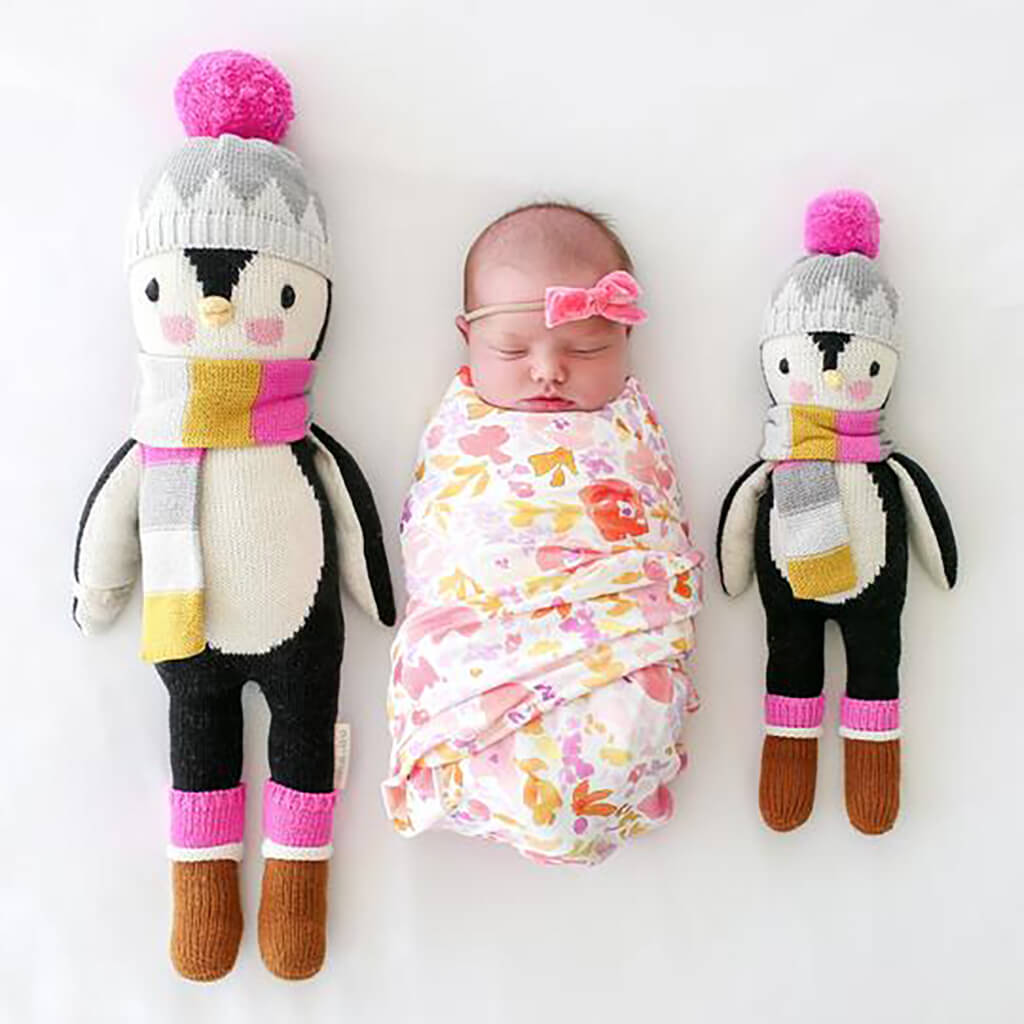 Cuddle + Kind Hand Knit Doll Aspen The Penguin