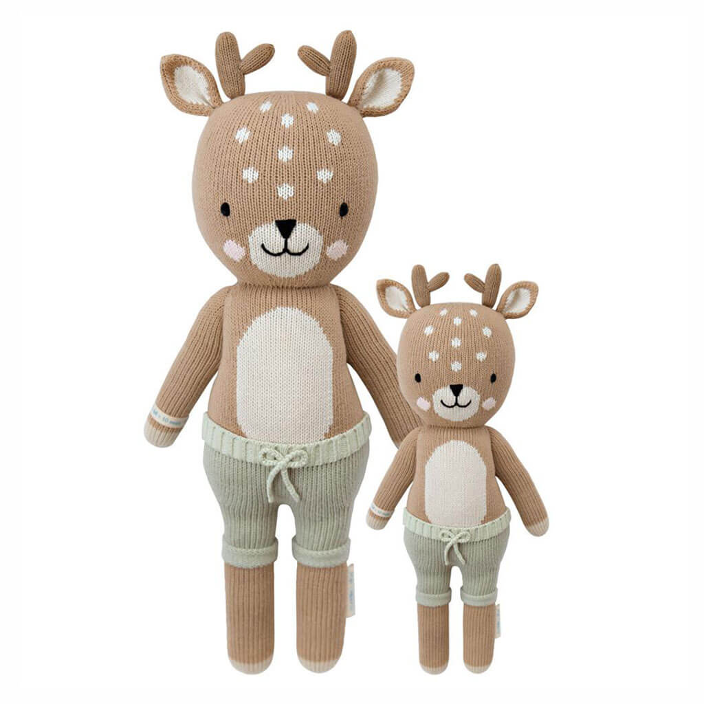 Cuddle + Kind Hand Knit Doll Elliot The Fawn