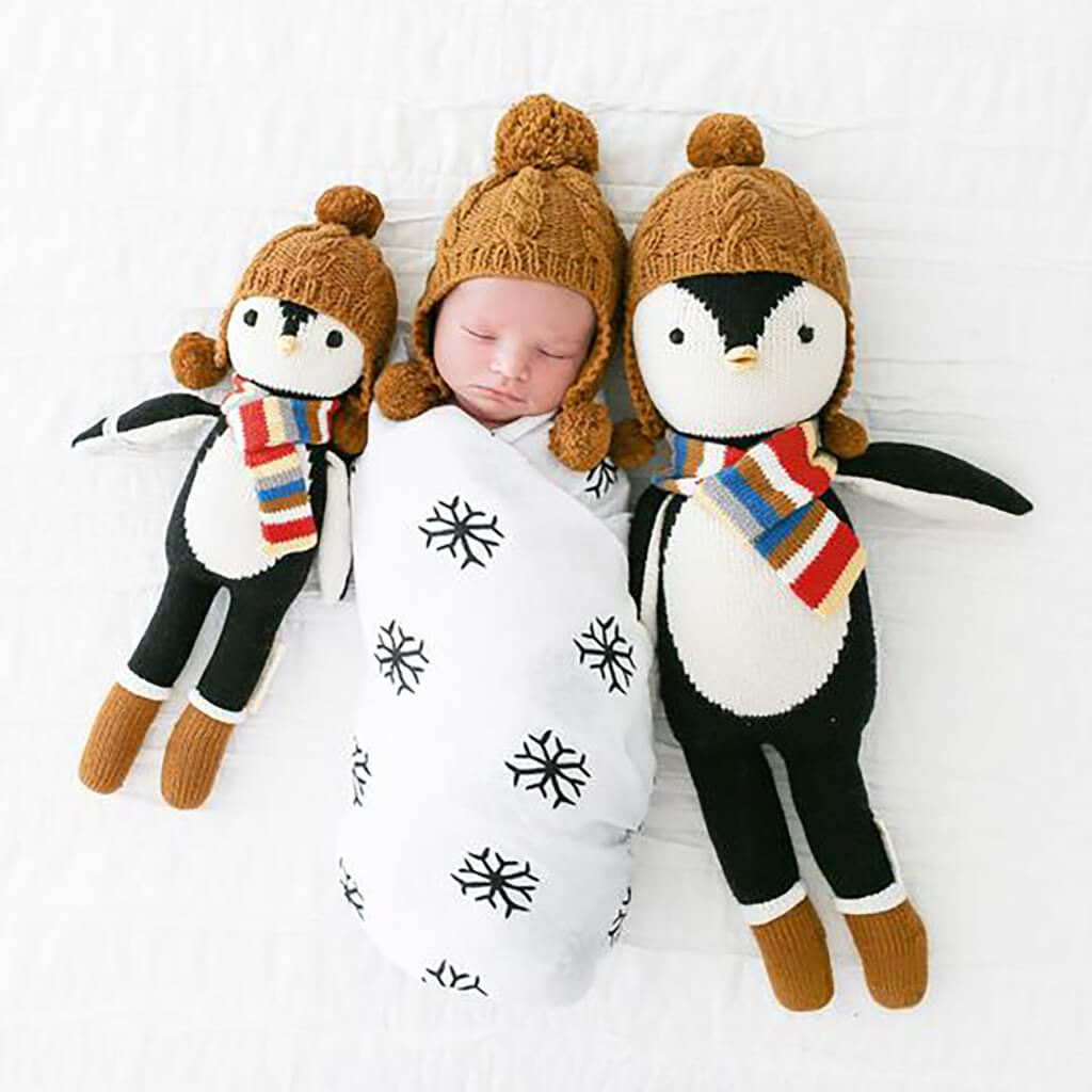 Cuddle + Kind Hand Knit Doll Everest The Penguin