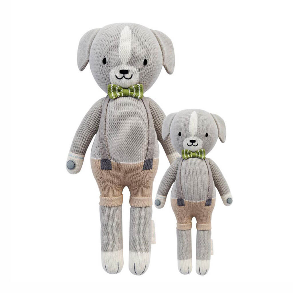 Cuddle + Kind Hand Knit Doll Noah The Dog