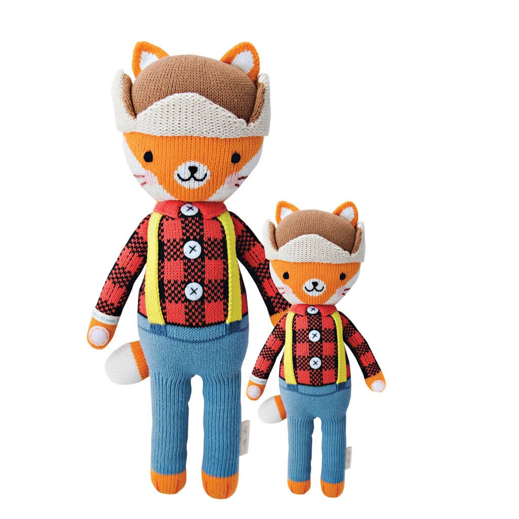 Cuddle + Kind Hand Knit Doll Wyatt The Fox