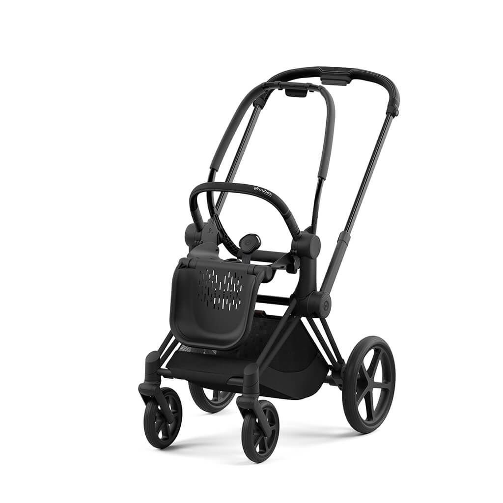 Color_Matte Black/Black | Cybex Priam 4 Stroller Frame Matte Black/Black | NINI and LOLI