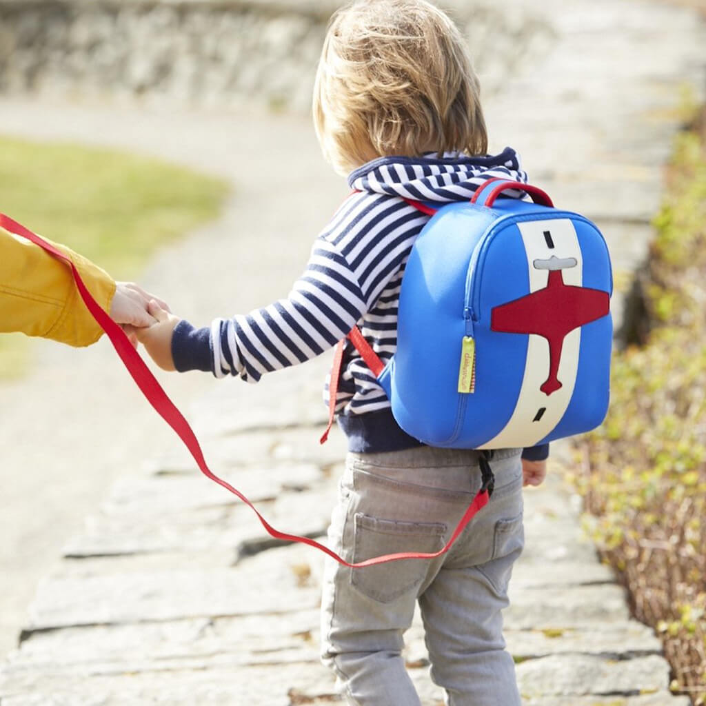 Dabbawalla Toddler Harness Backpack Airplane