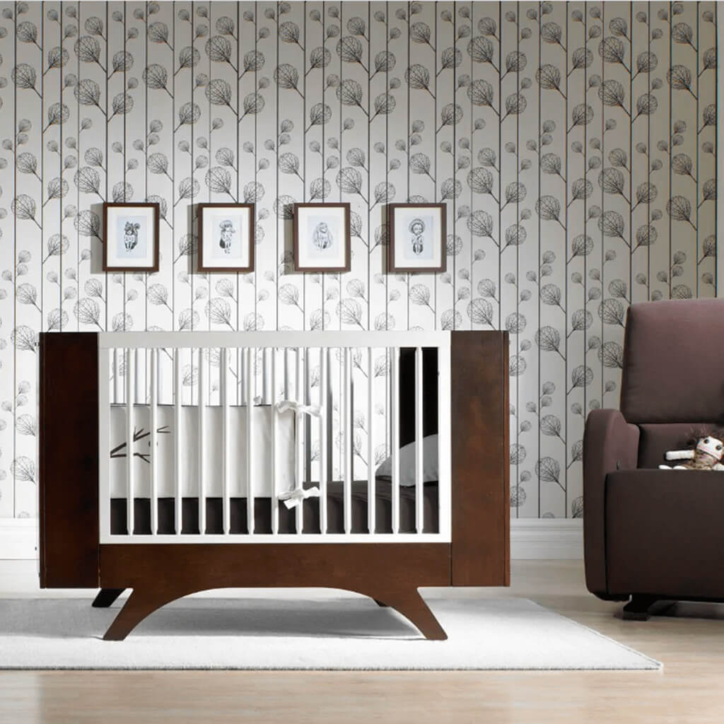 Dutailier Melon 3in1 Crib Coffee/White | NINI and LOLI