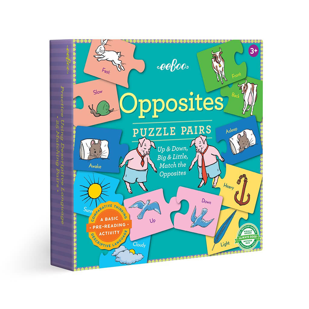 Opposites Educational Puzzle Pairs