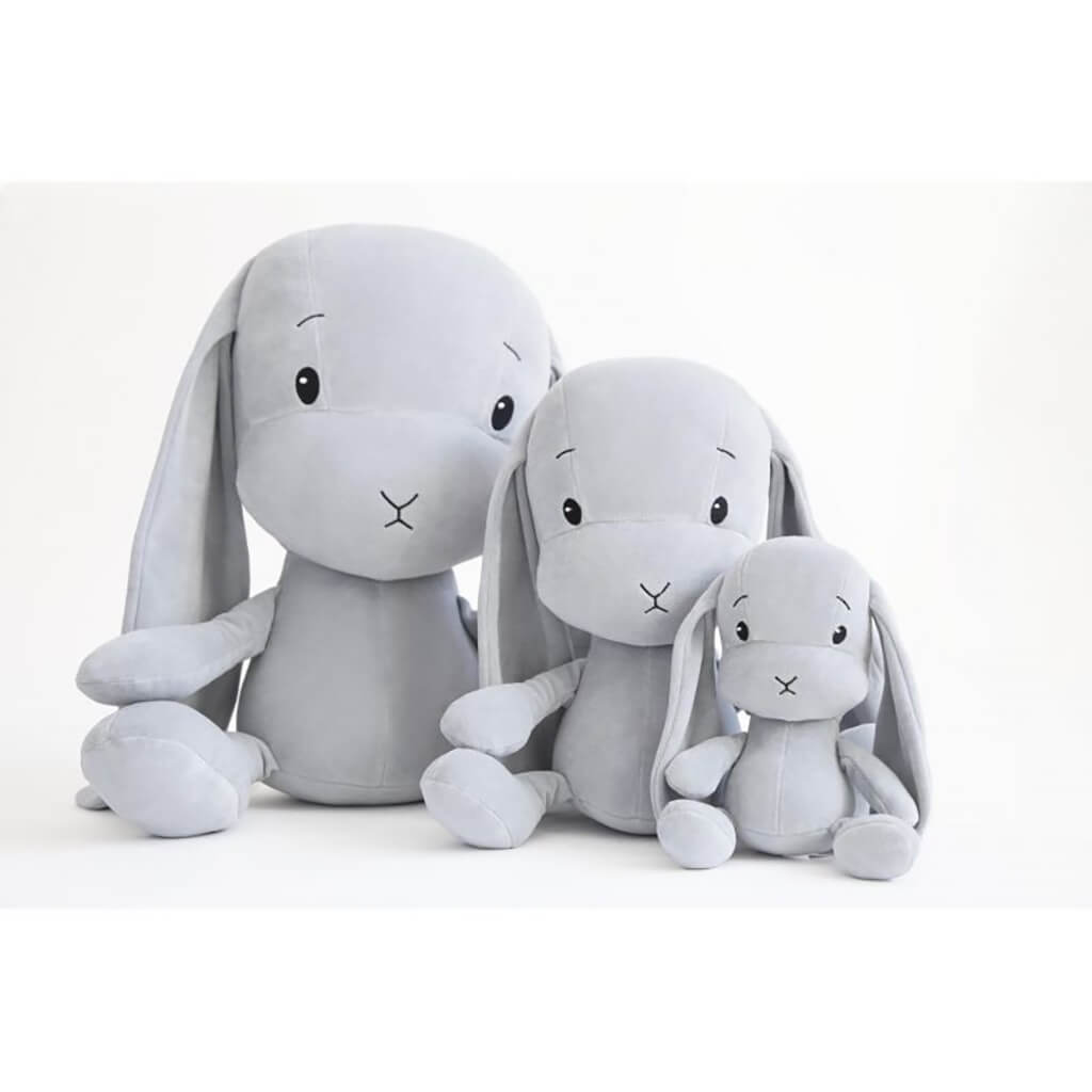 Bunny Plush Toy Gray with Gray Ears