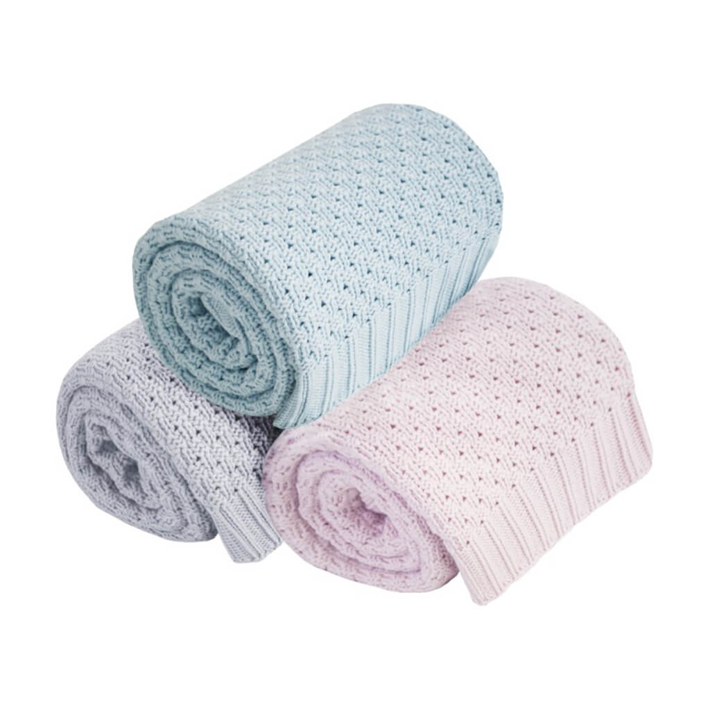 Cotton Baby Blanket Pink