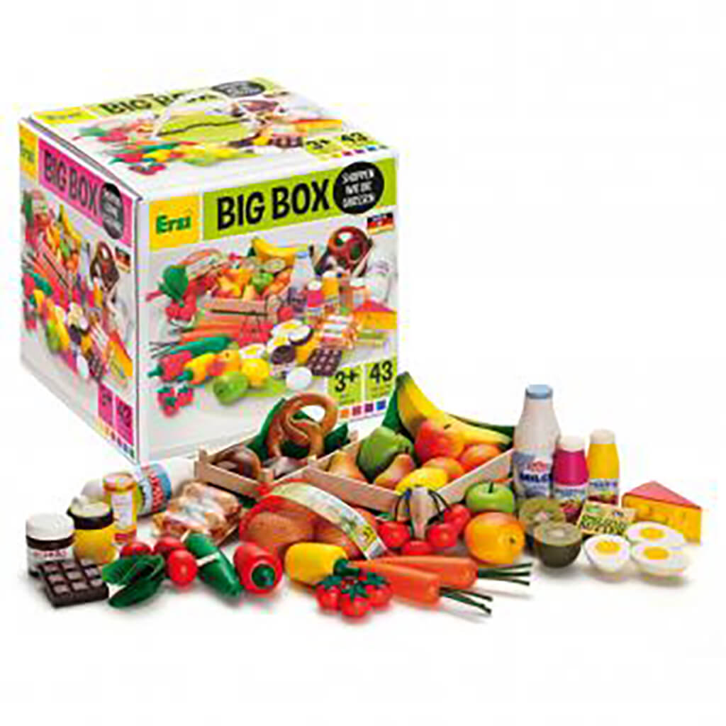 Wooden Play Food Shop Big Box