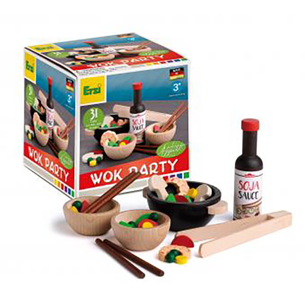 Wok Party Wooden Toy Set