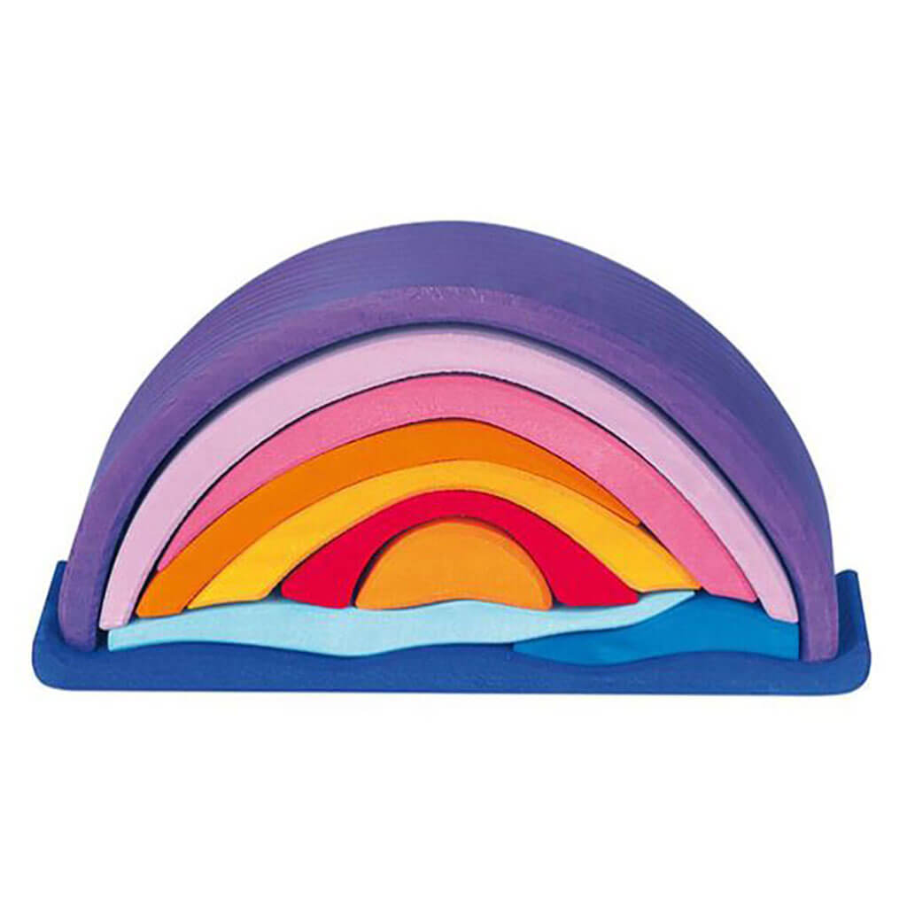 Sunset Stacking Puzzle Purple