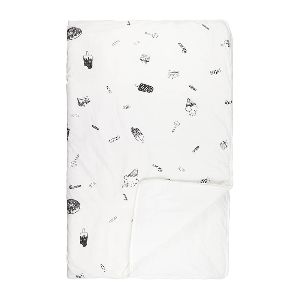 GootooshCrib Blanket Sweets White