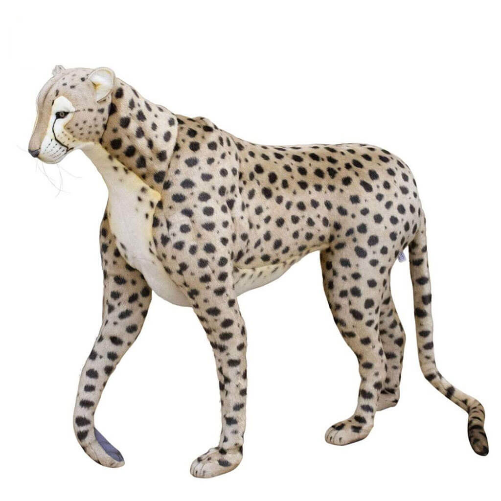 Realistic Plush Animal Life Size Cheetah