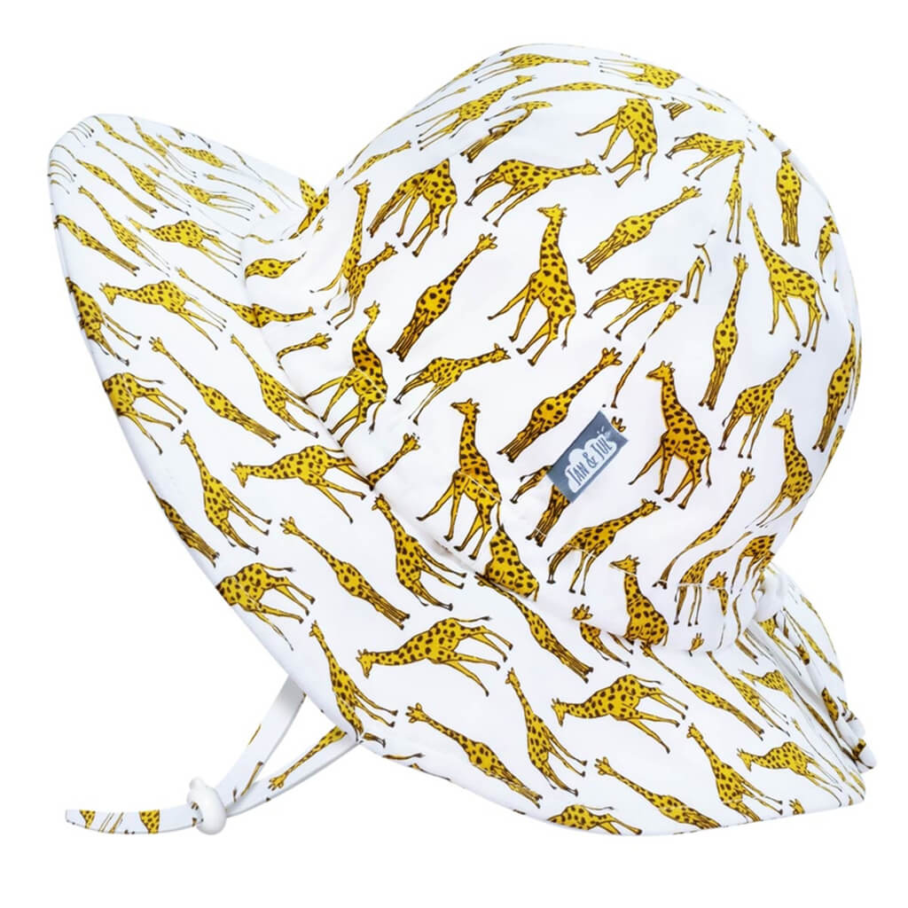 Kids Cotton Floppy Sun Hat Giraffe