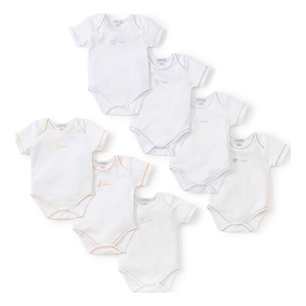 Kissy Kissy Short Sleeve Onesie Set Days of the Week Boy