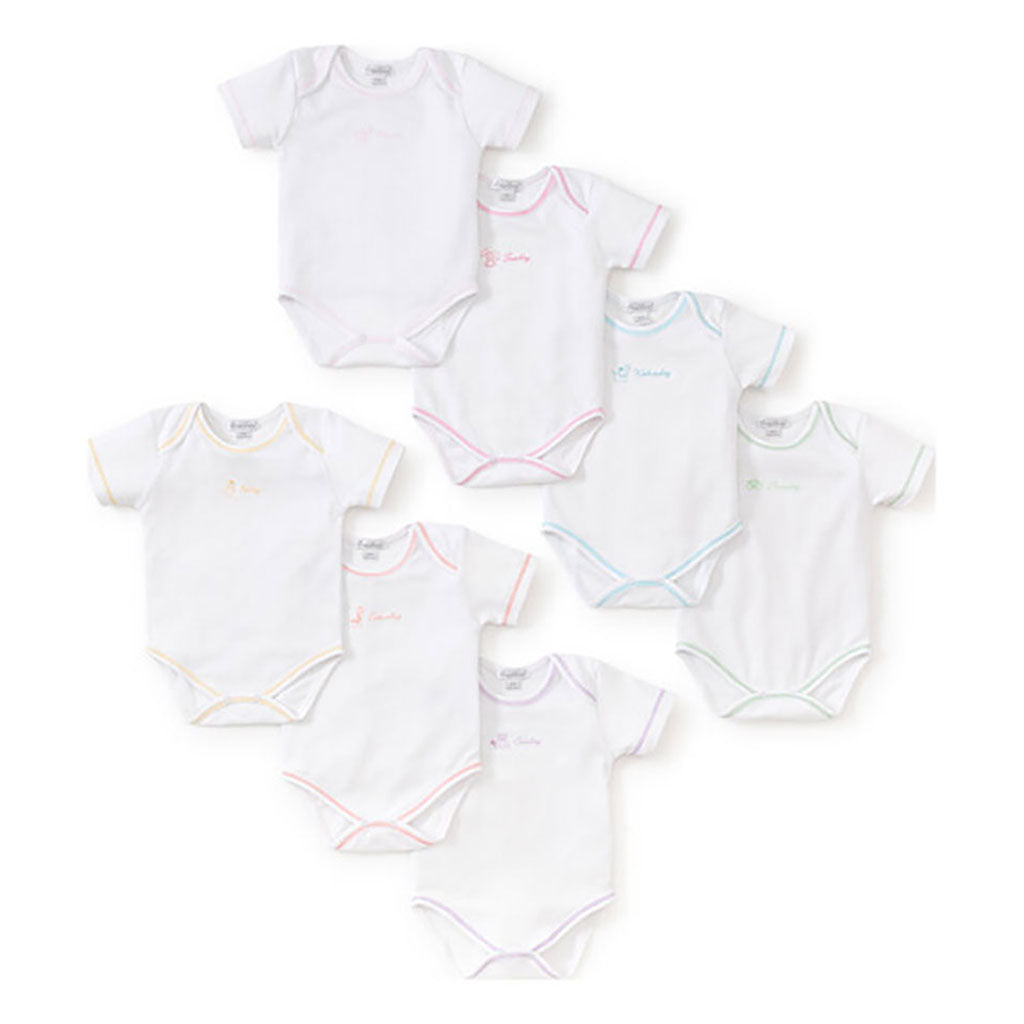 Kissy Kissy Short Sleeve Onesie Set Days of the Week Girl