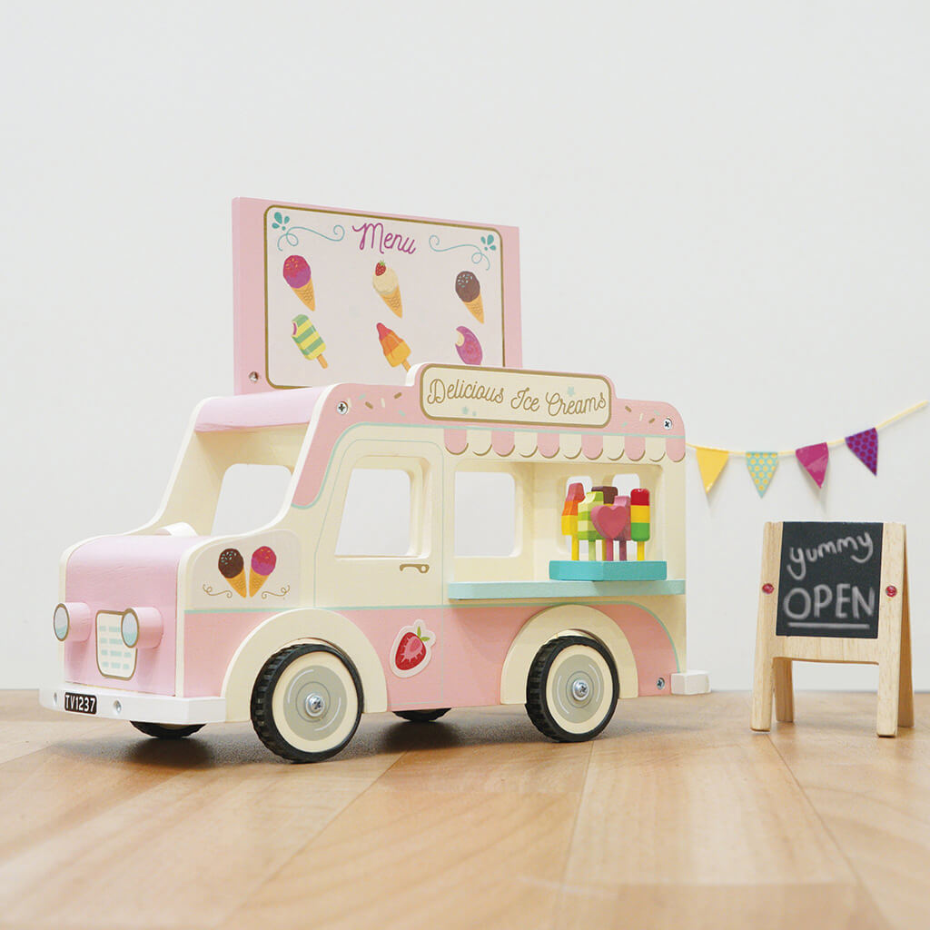 Wooden Dolly Ice Cream Van