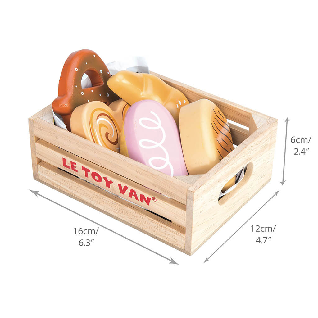 Wooden Baker's Basket Crate