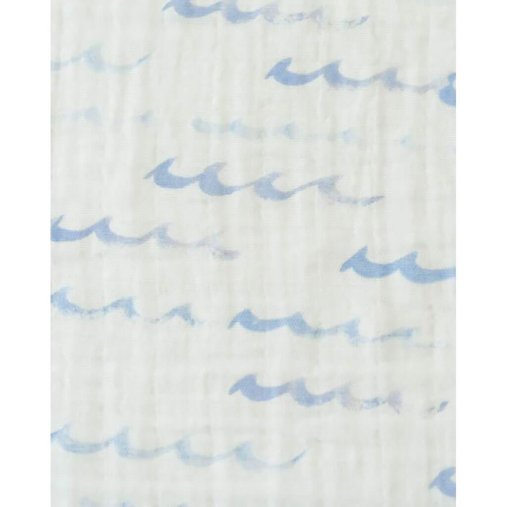 Little Unicorn Single Cotton Muslin Swaddle High Tide